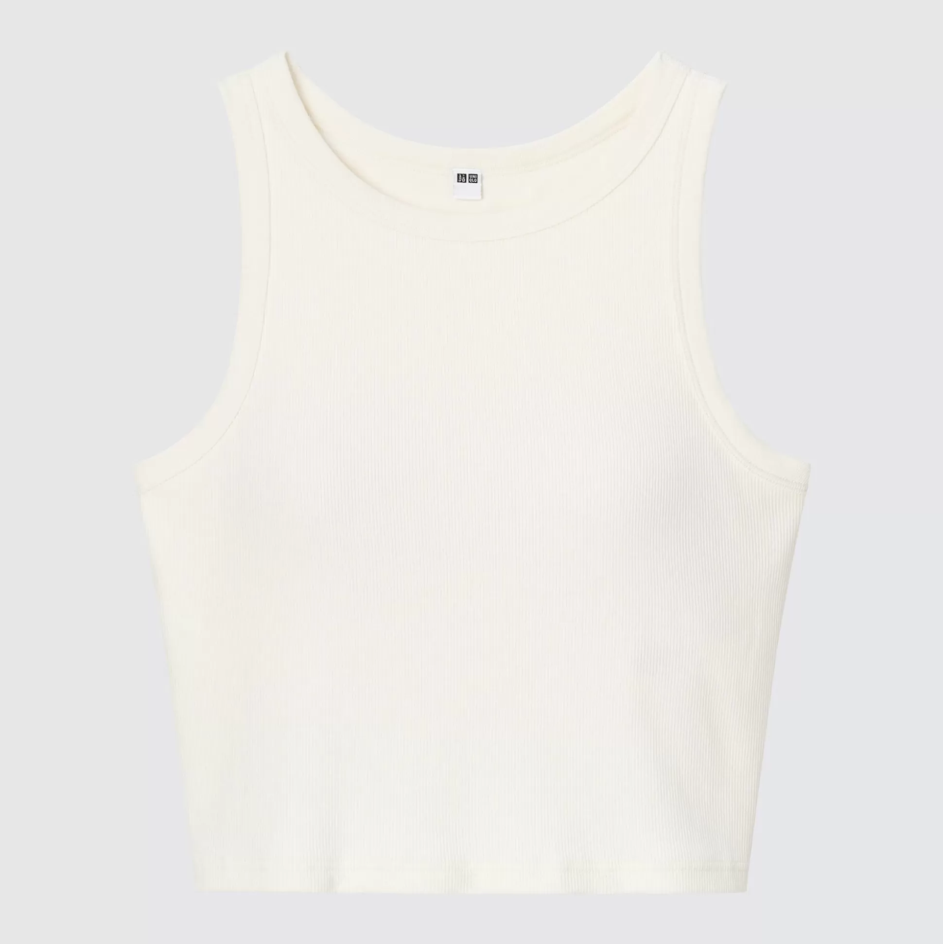 Women UNIQLO T-Shirts<Ribbed Cropped Sleeveless Bra Top