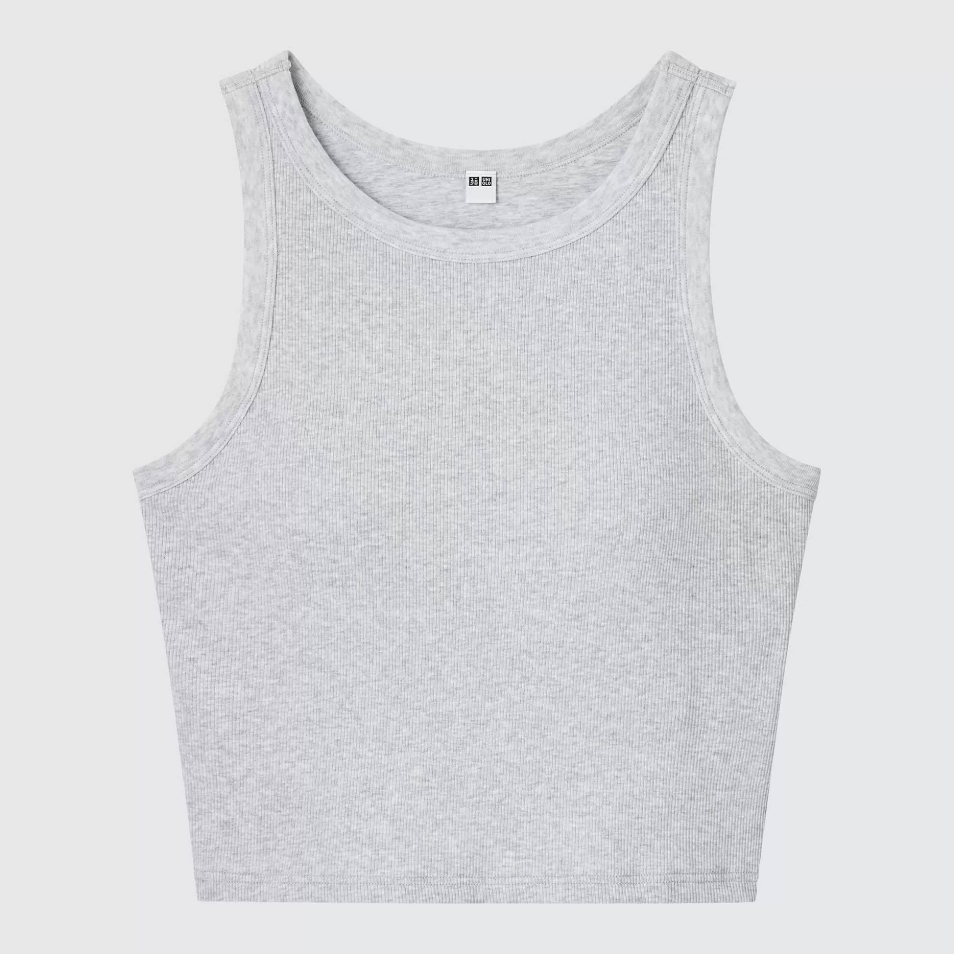 Women UNIQLO T-Shirts<Ribbed Cropped Sleeveless Bra Top