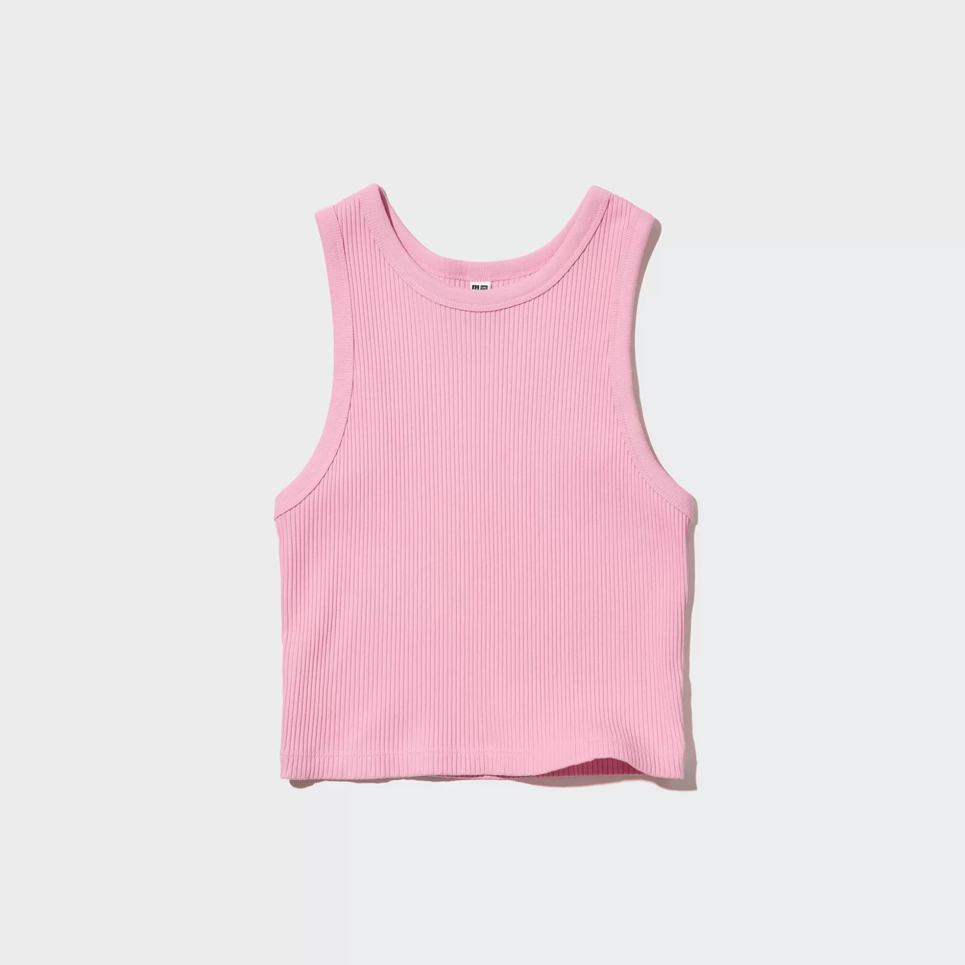 Women UNIQLO T-Shirts<Ribbed Racer Back Cropped Tank Top