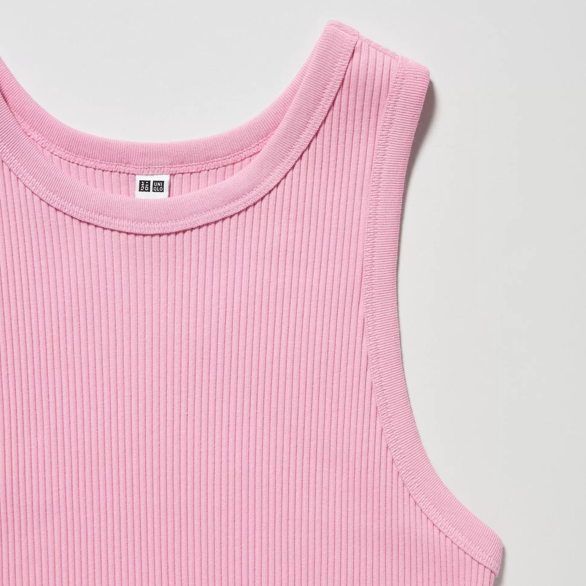 Women UNIQLO T-Shirts<Ribbed Racer Back Cropped Tank Top