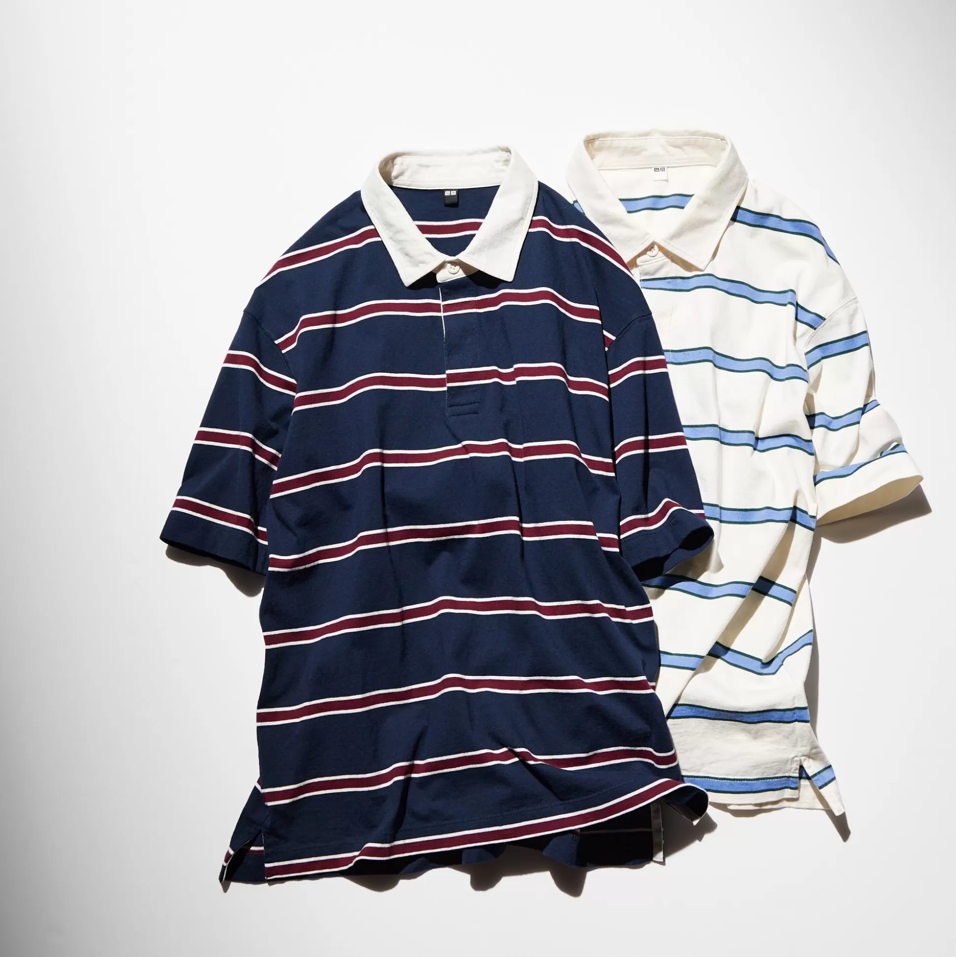 Women UNIQLO Shirts & Blouses<Rugger Striped Short Sleeve Polo Shirt