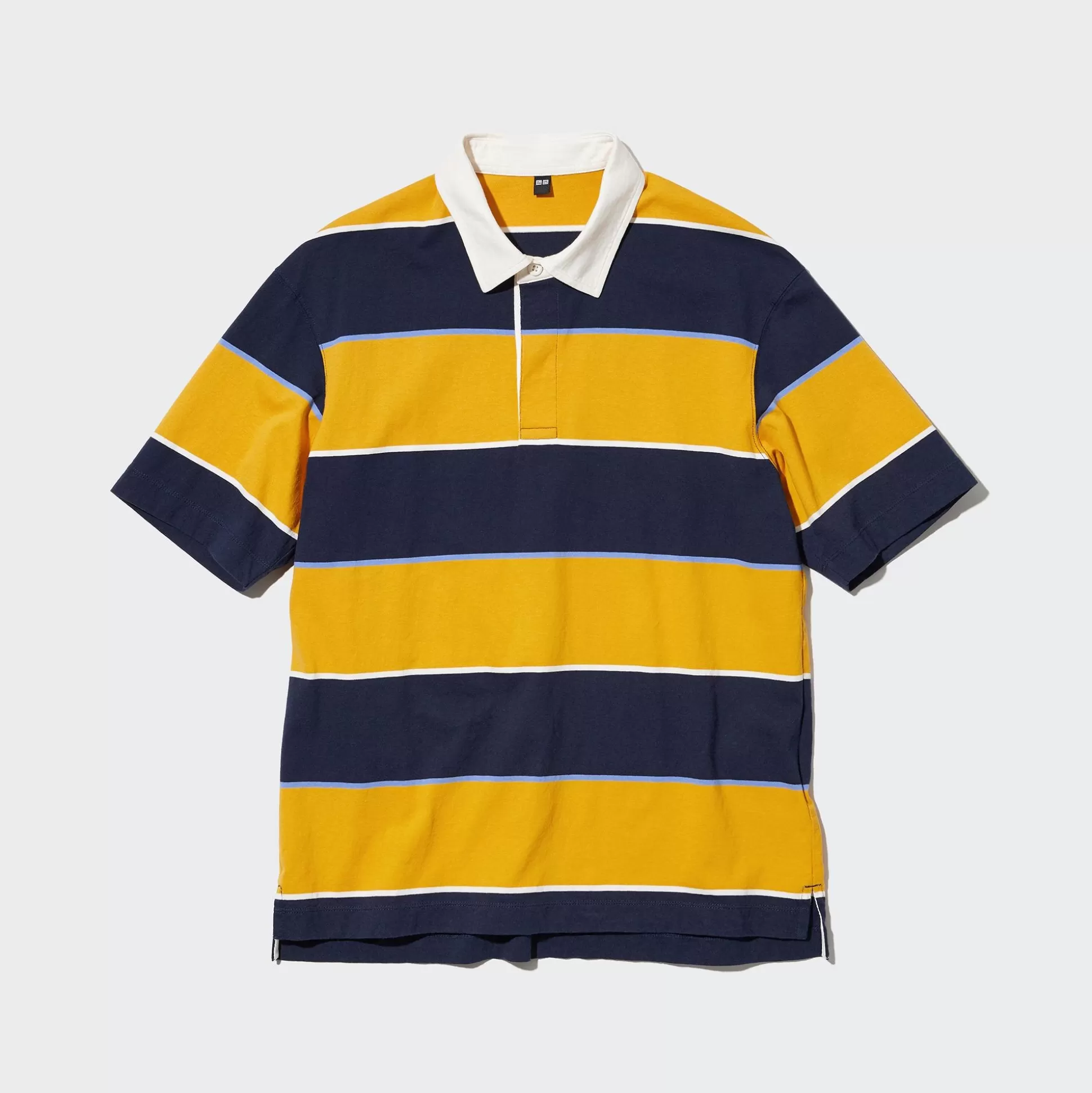 Women UNIQLO Shirts & Blouses<Rugger Striped Short Sleeve Polo Shirt