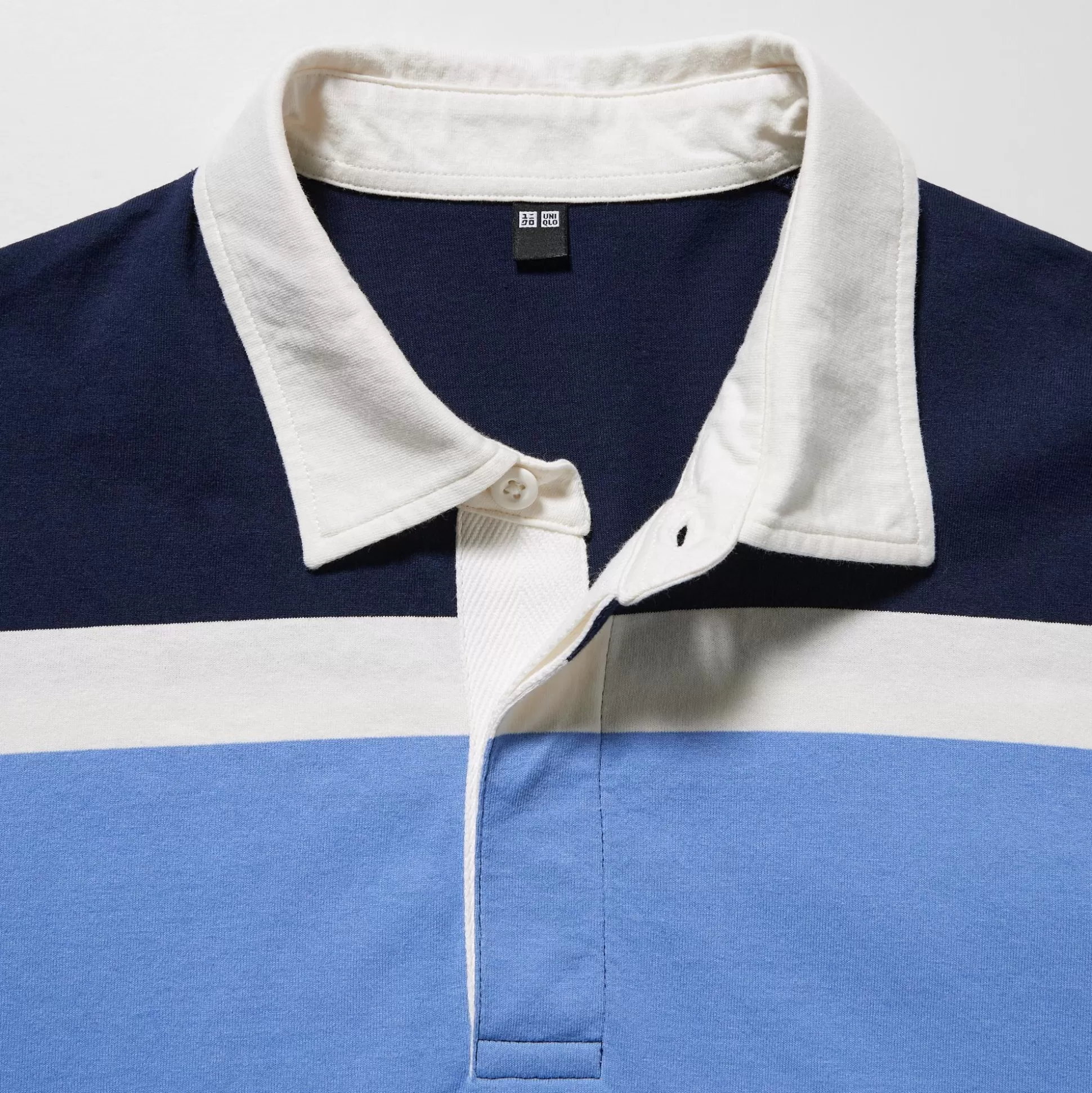 Men UNIQLO Casual Shirts<Rugger Striped Short-Sleeve Polo Shirt