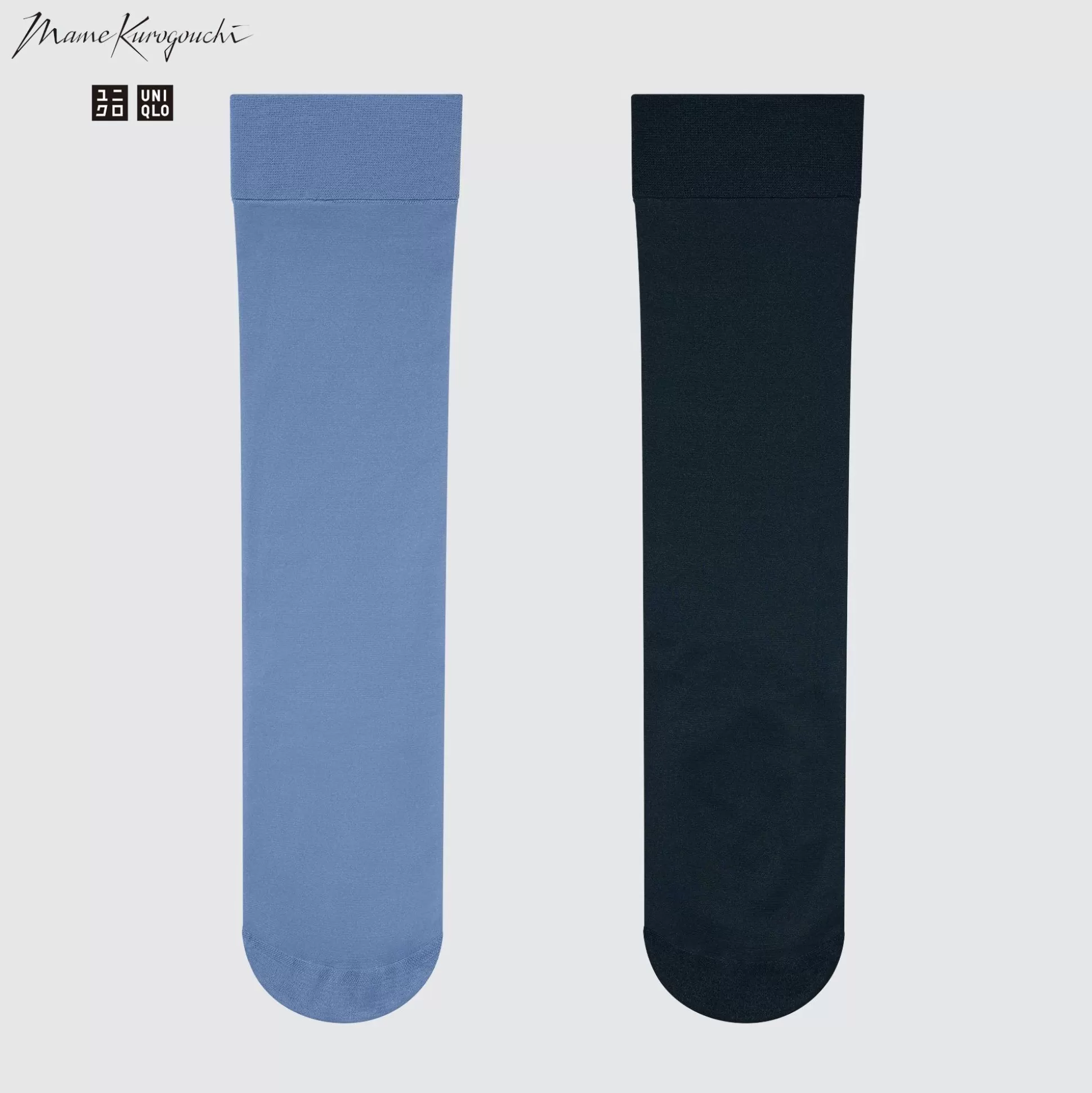 Women UNIQLO Socks<Sheer Knee High Socks (2 Pairs) (Mame Kurogouchi)