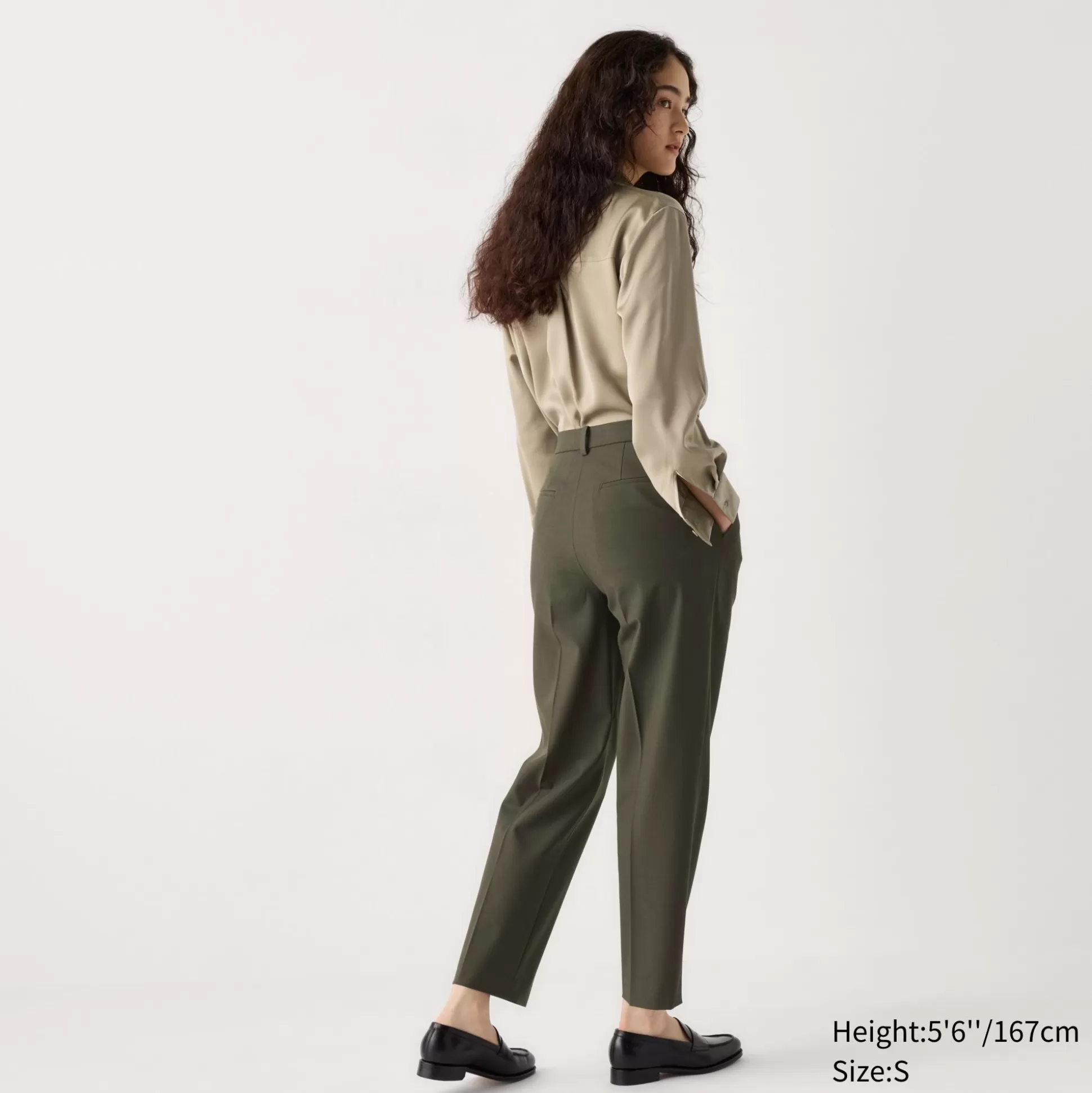 Women UNIQLO Pants<Smart Ankle Pants (2-Way Stretch)