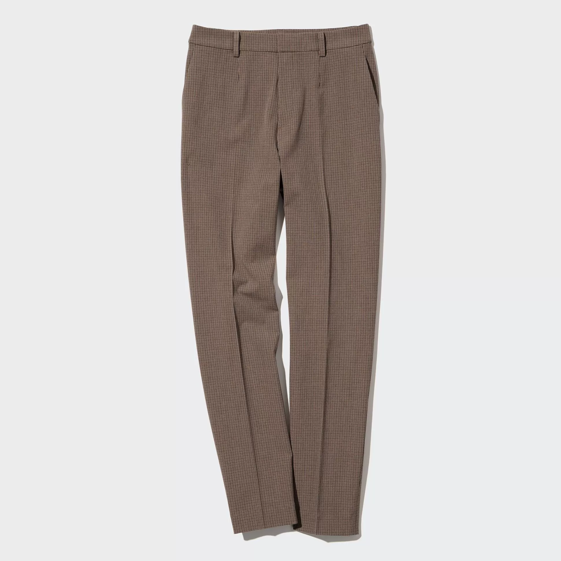 Women UNIQLO Pants<Smart Ankle Pants (2-Way Stretch Check, Tall)