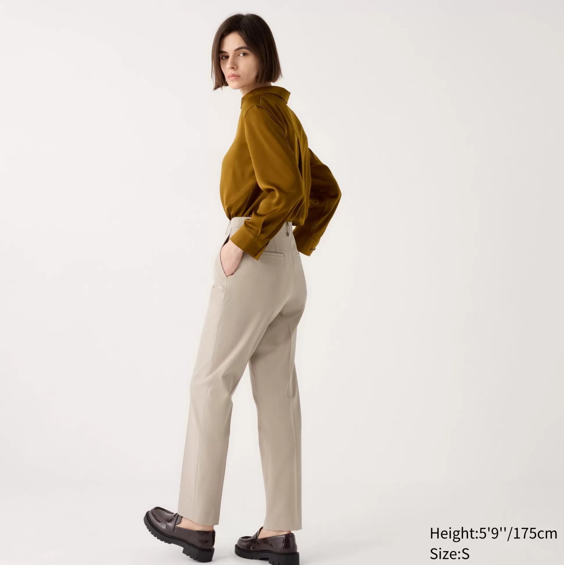 Women UNIQLO Pants<Smart Ankle Pants (2-Way Stretch, Tall)