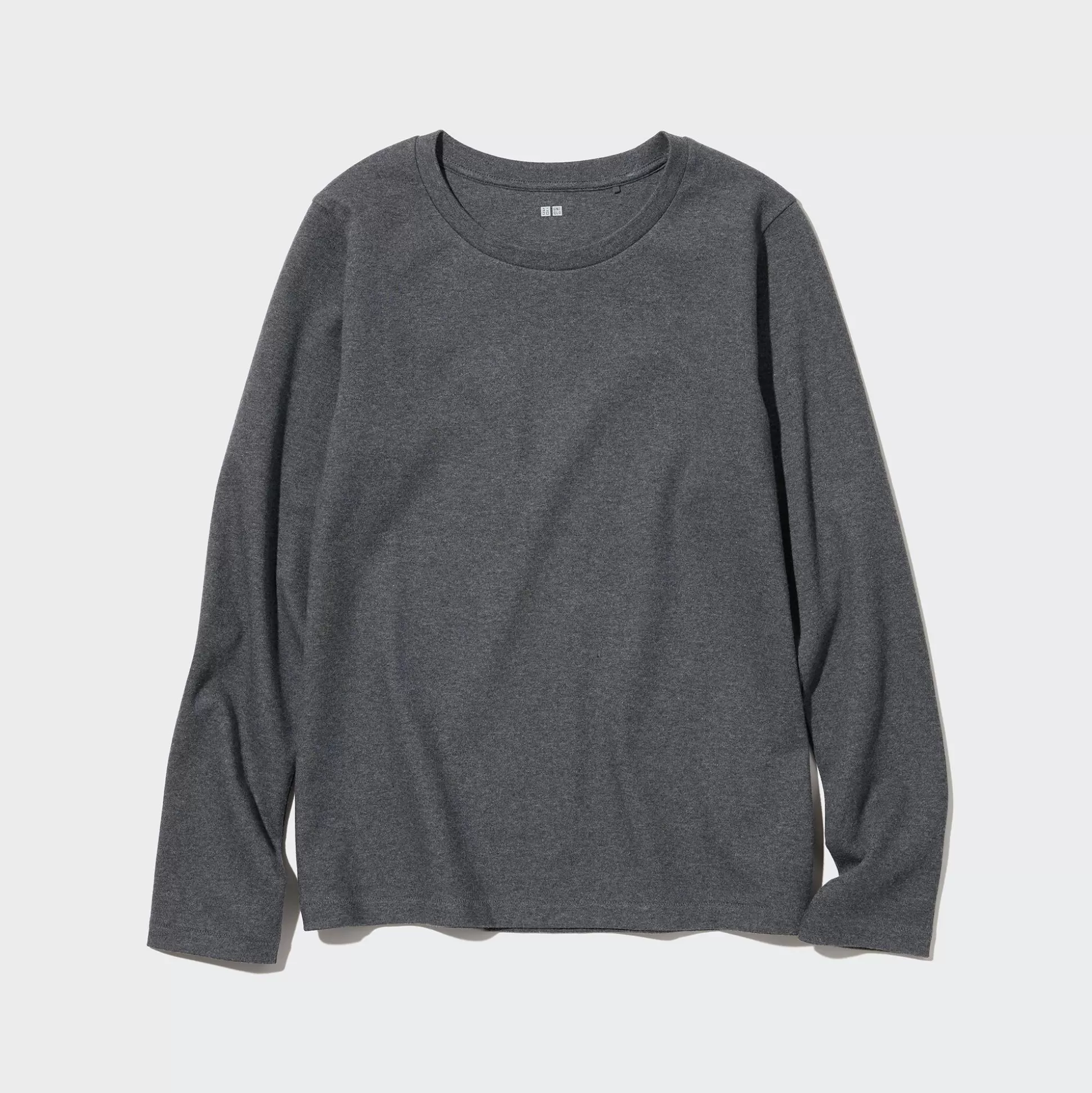 Women UNIQLO T-Shirts<Smooth Stretch Cotton Crew Neck Long-Sleeve T-Shirt