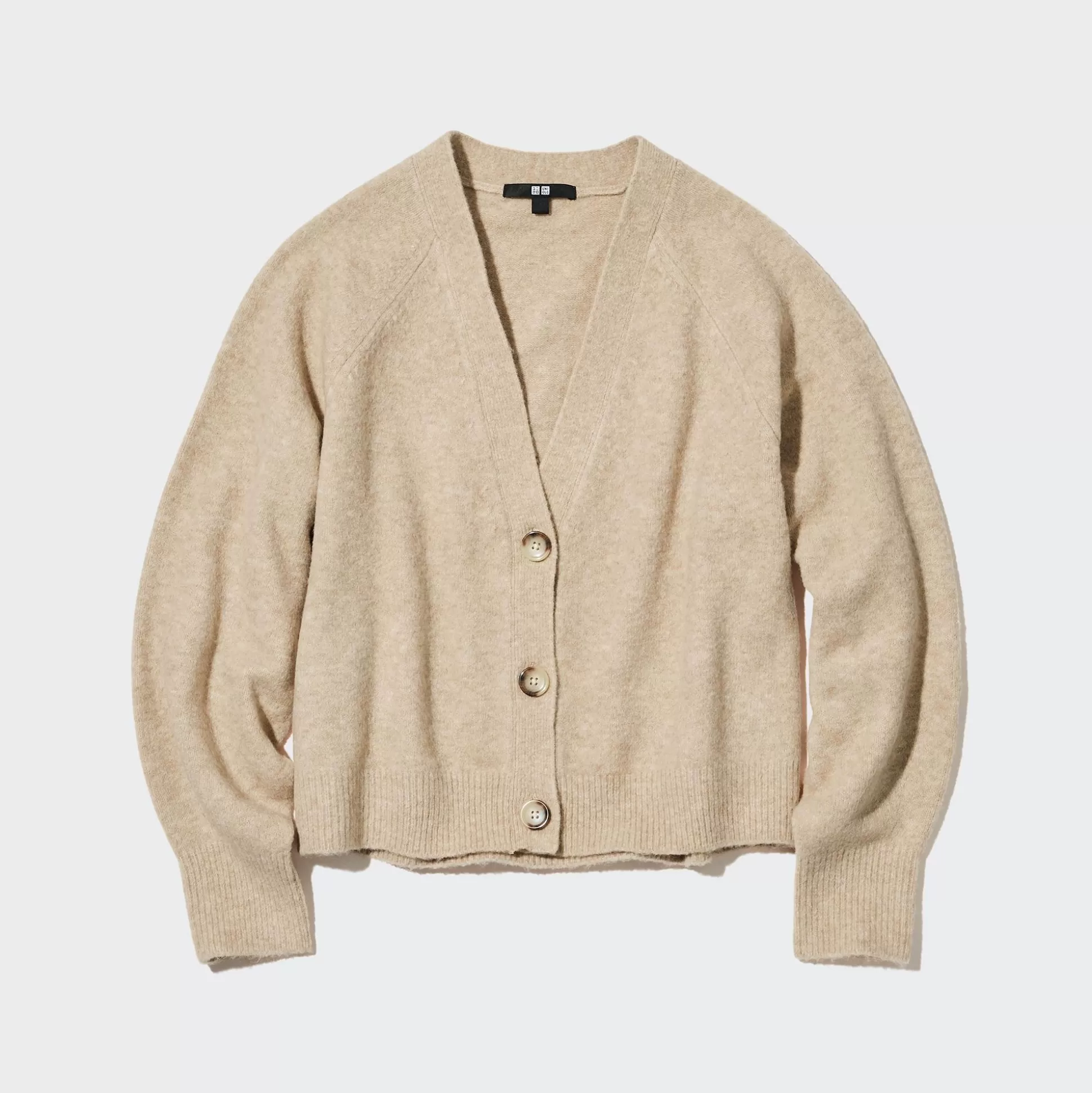 Women UNIQLO Sweaters<Souffle Yarn Long-Sleeve Short Cardigan