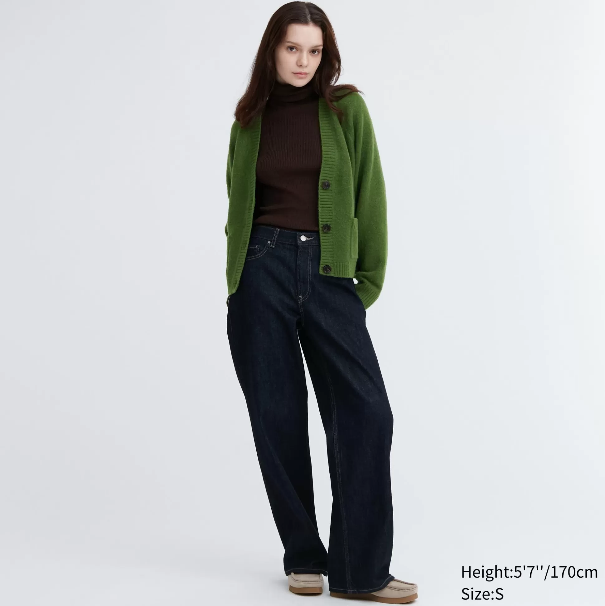 Women UNIQLO Sweaters<Souffle Yarn Long-Sleeve Short Cardigan