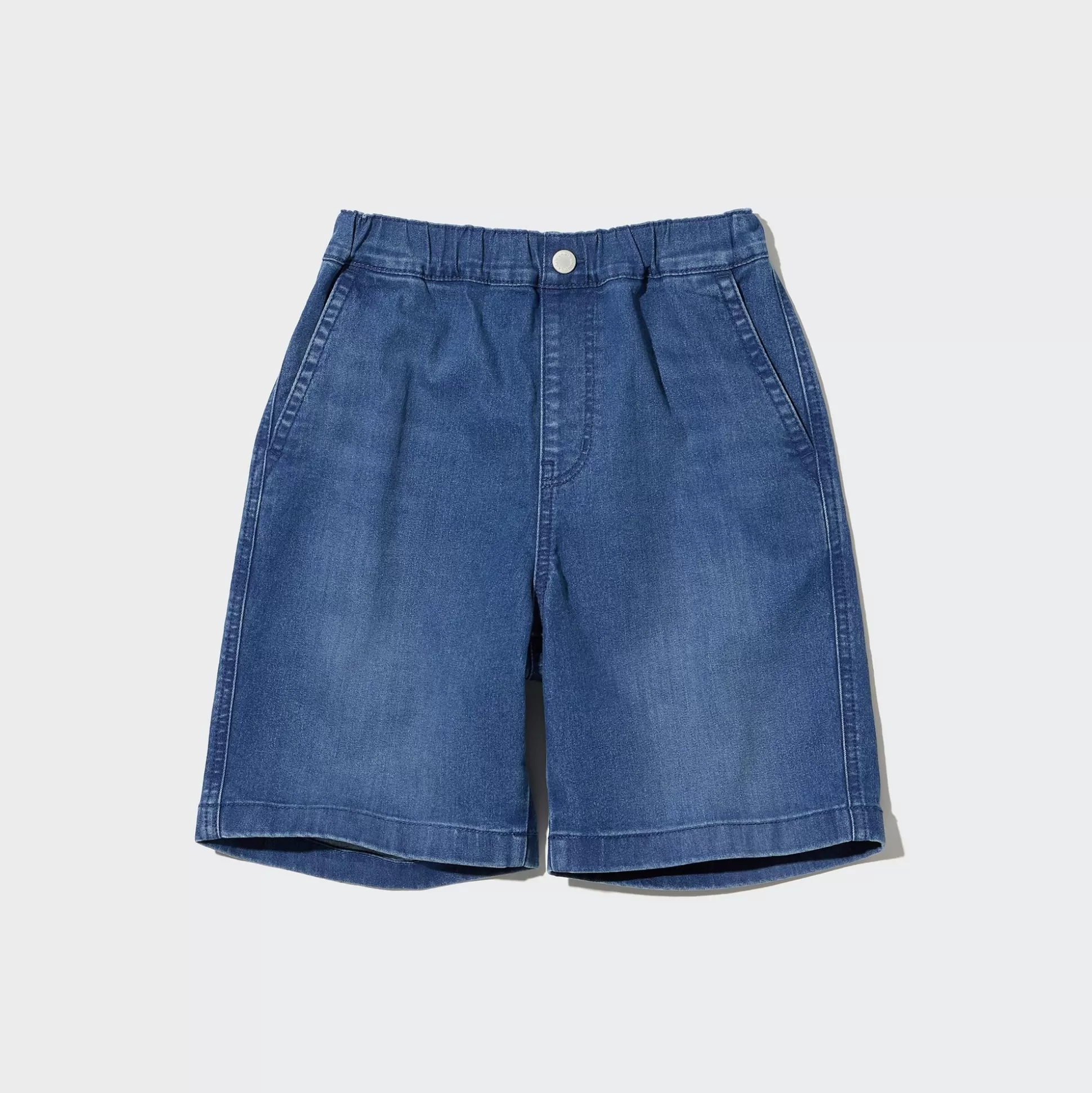 Kids UNIQLO Shorts<Stretch Denim Easy Shorts