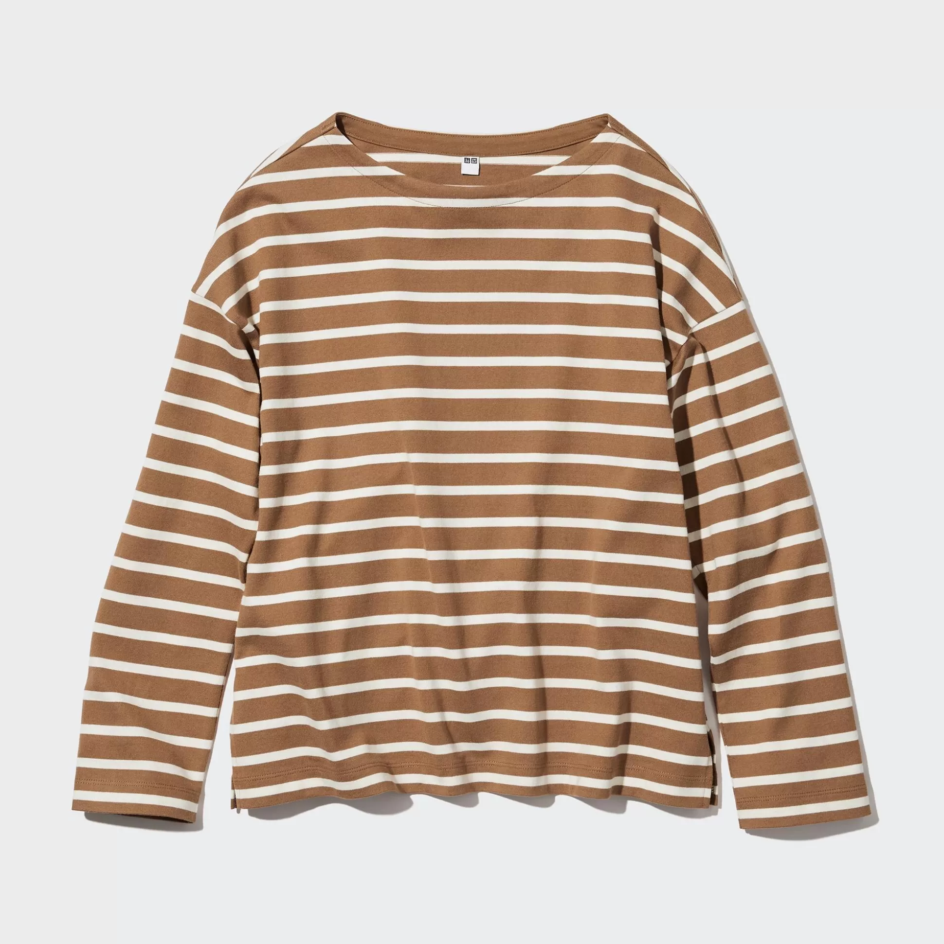 Women UNIQLO T-Shirts<Striped Long Sleeve T-Shirt