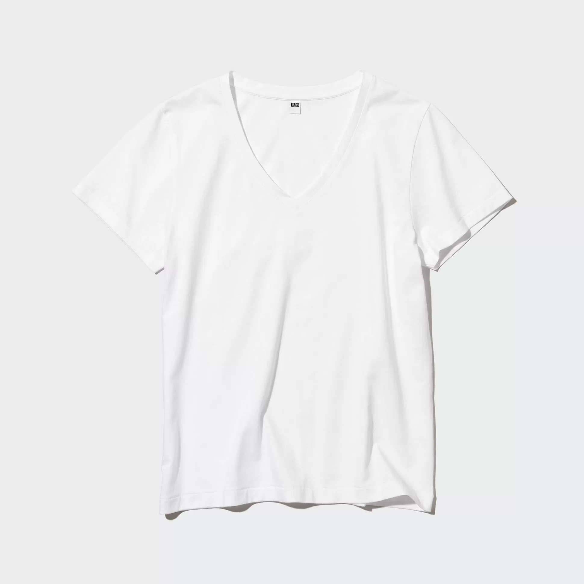 Women UNIQLO T-Shirts<Supima® Cotton V-Neck Short-Sleeve T-Shirt