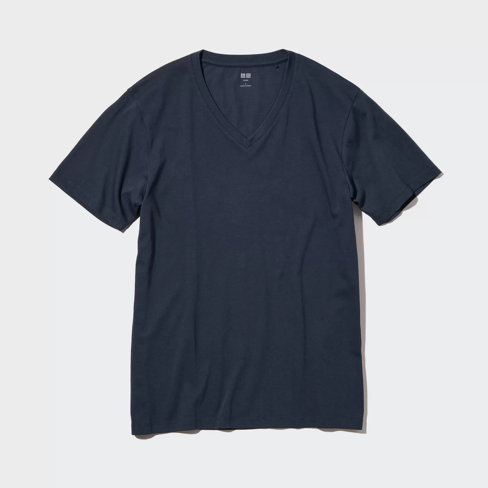 Men UNIQLO T-Shirts<Supima® Cotton V-Neck Short-Sleeve T-Shirt (2022 Edition)