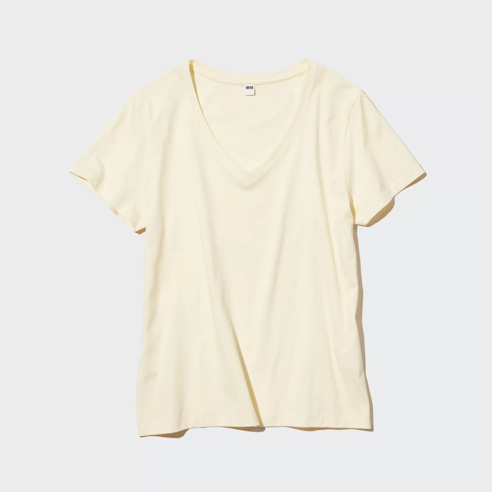 Women UNIQLO T-Shirts<Supima® Cotton V-Neck Short-Sleeve T-Shirt