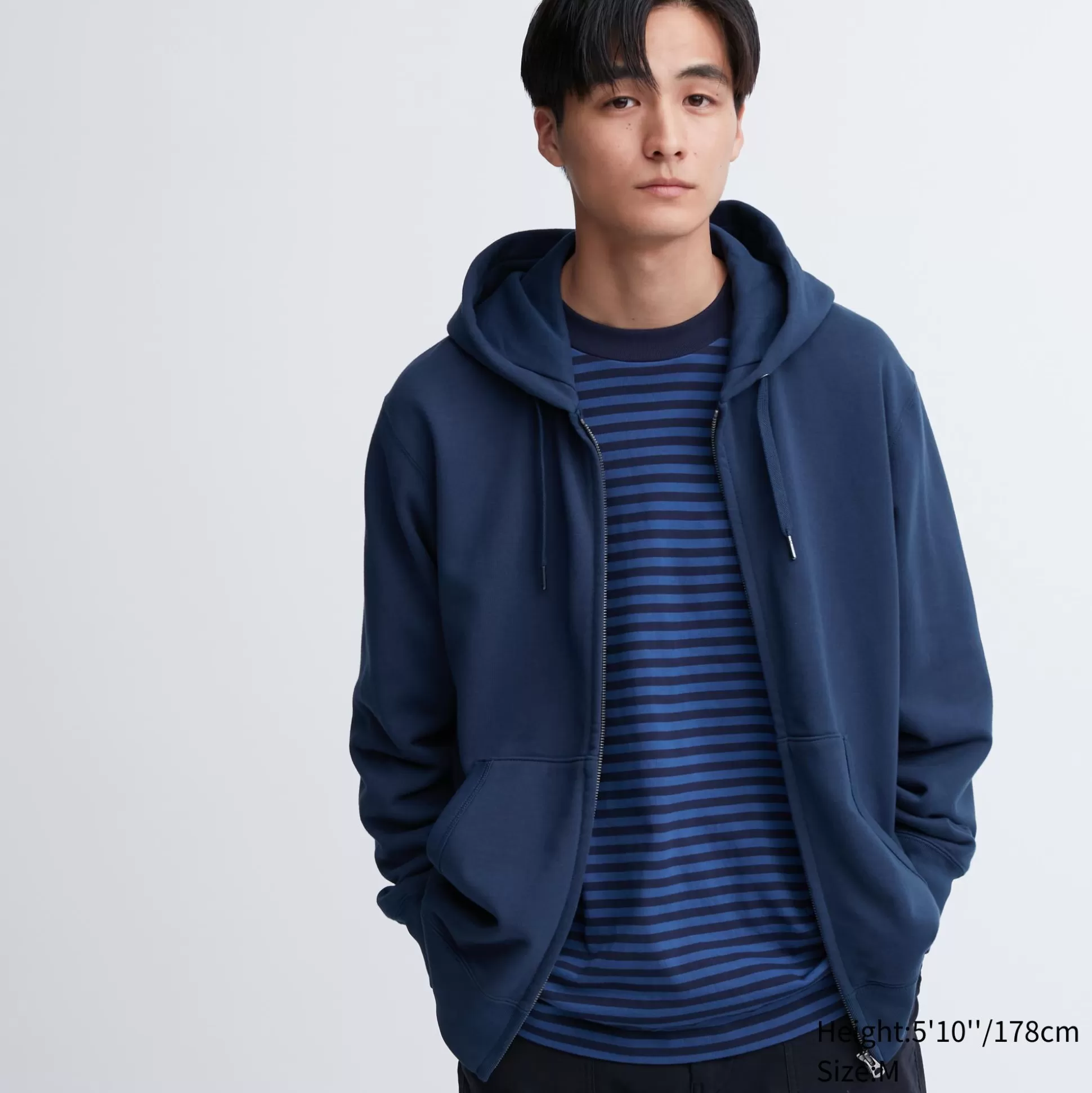 Men UNIQLO Sweatshirts & Hoodies<Sweat Long-Sleeve Full-Zip Hoodie