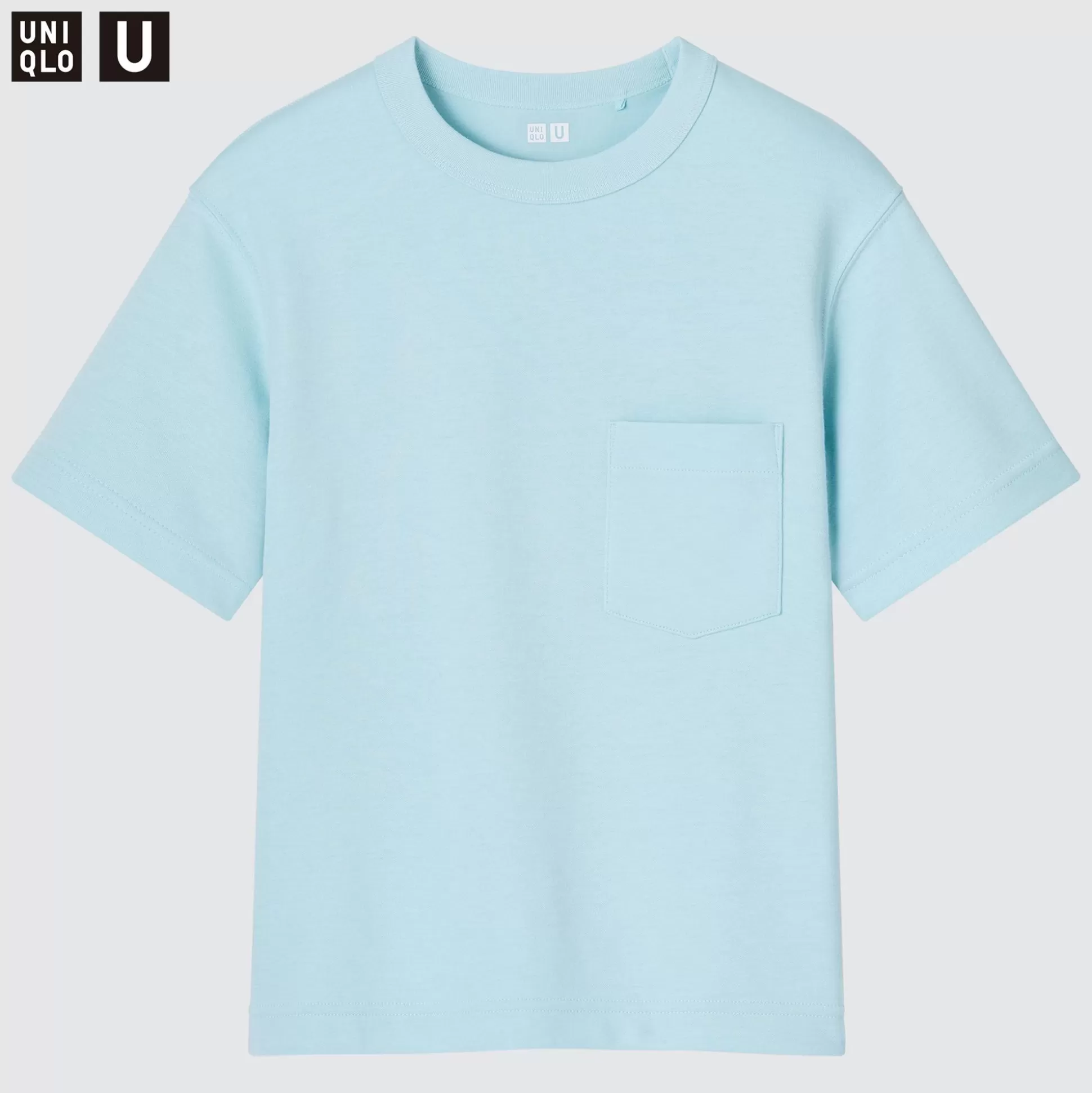 Kids UNIQLO T-Shirts<U Airism Cotton Crew Neck Short-Sleeve T-Shirt