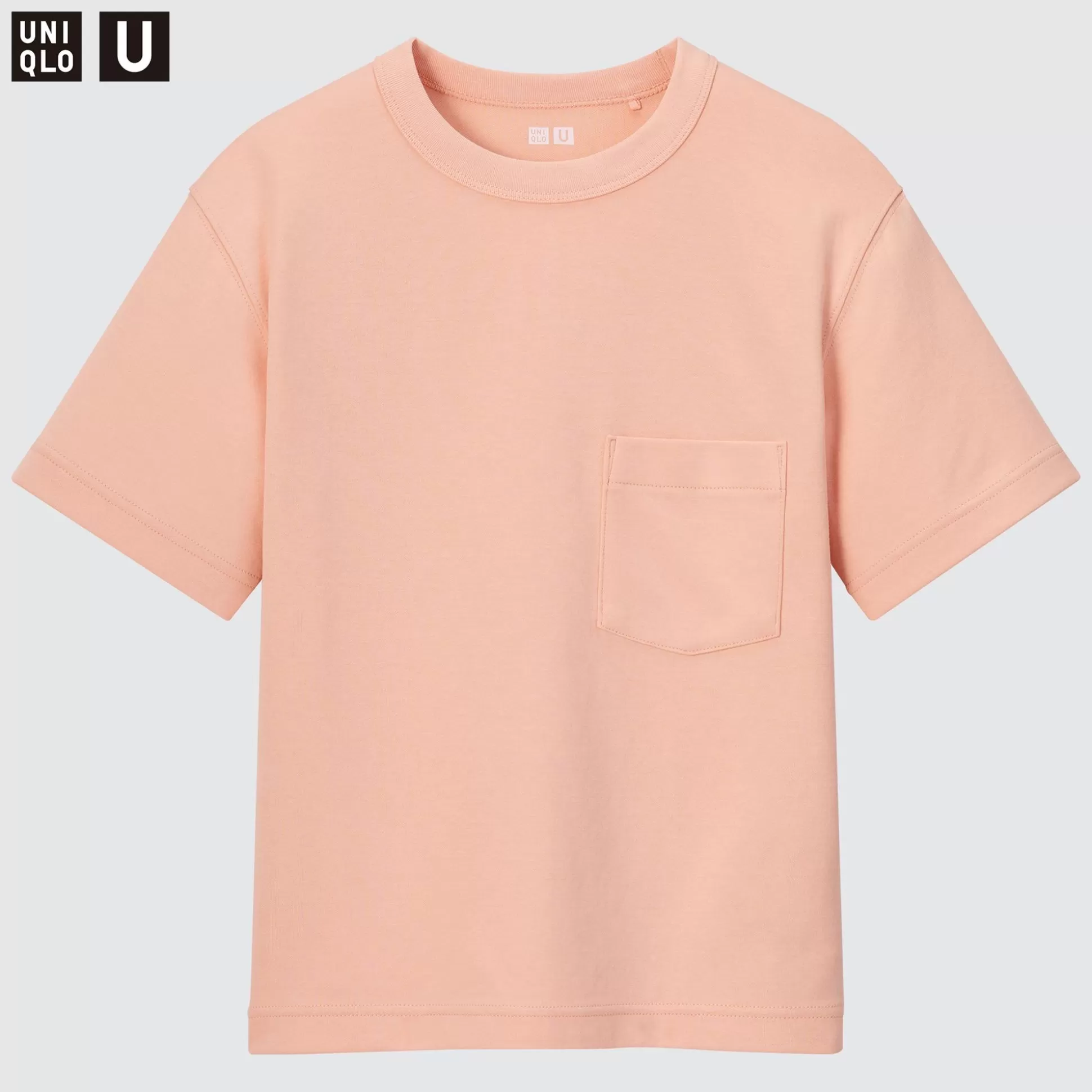 Kids UNIQLO T-Shirts<U Airism Cotton Crew Neck Short-Sleeve T-Shirt