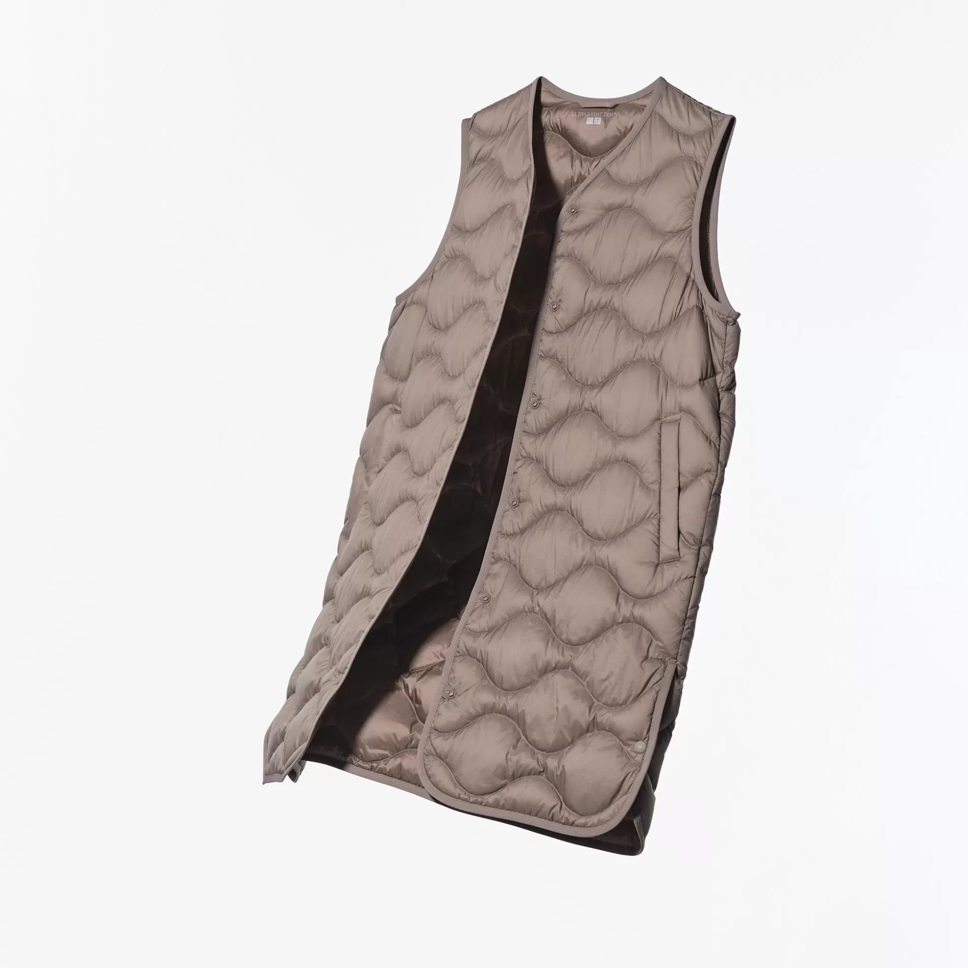 Women UNIQLO Vests<Ultra Light Down Long Vest