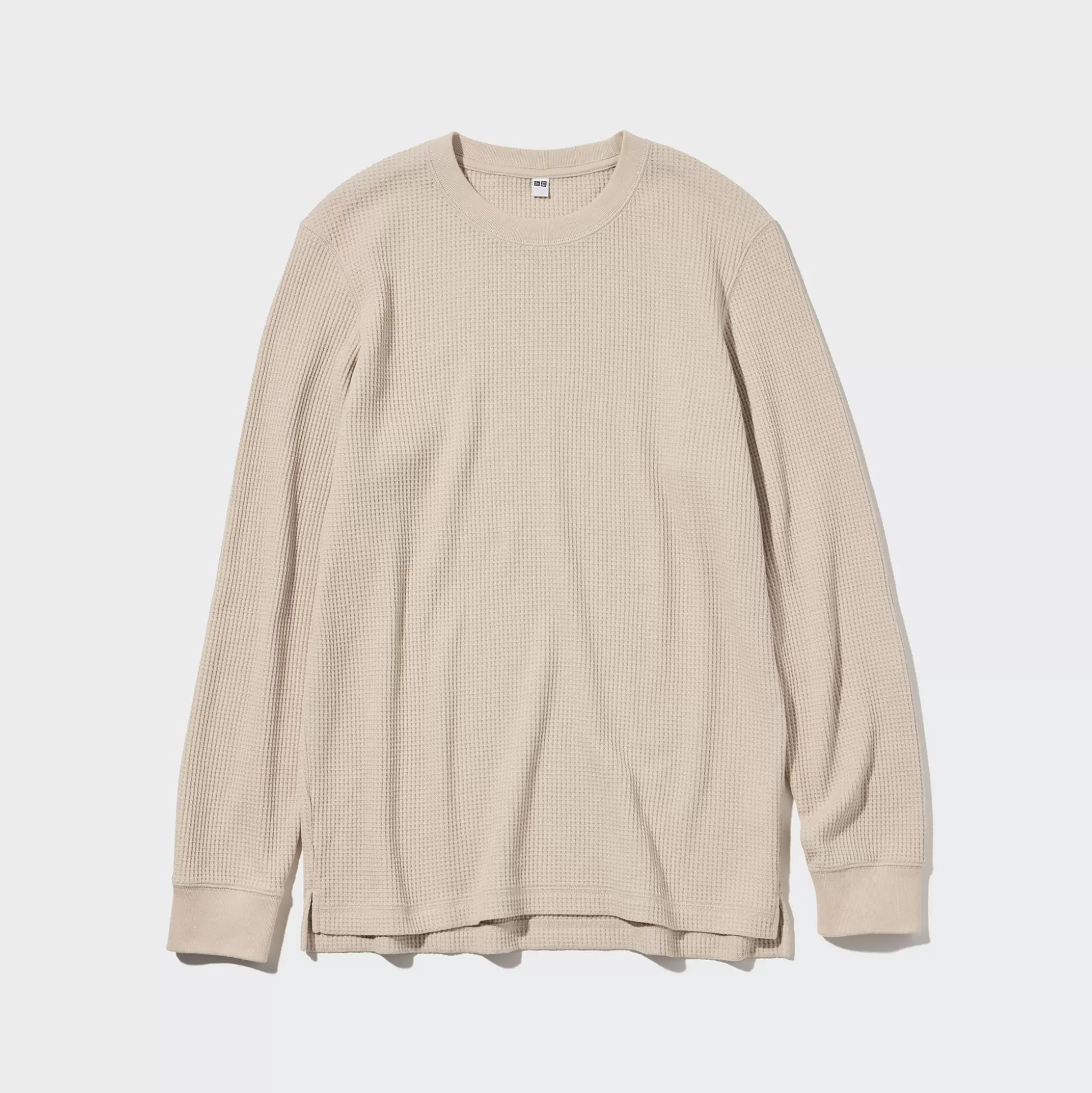 Men UNIQLO T-Shirts<Waffle Crew Neck Long-Sleeve T-Shirt