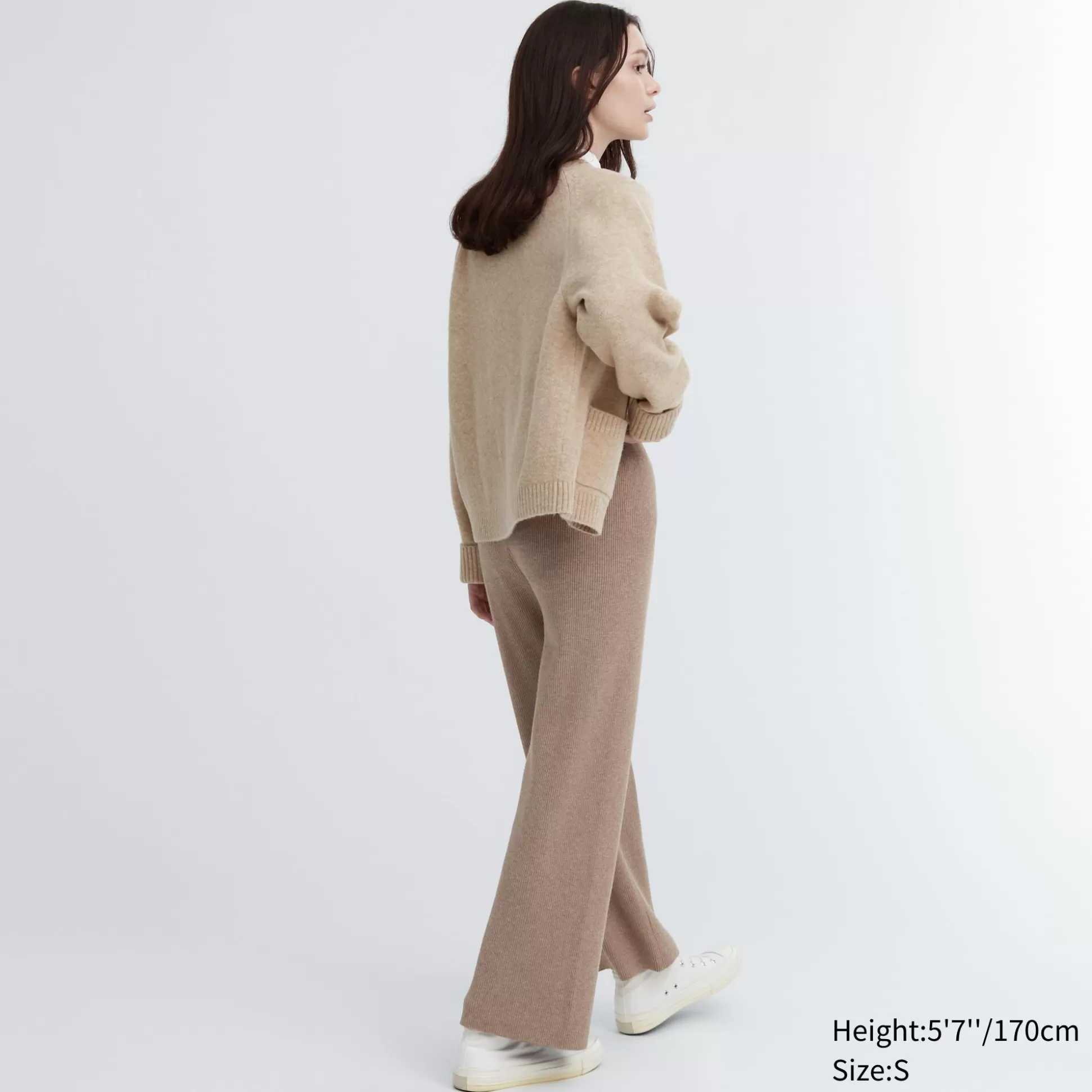 Women UNIQLO Pants<Washable Knit Ribbed Pants