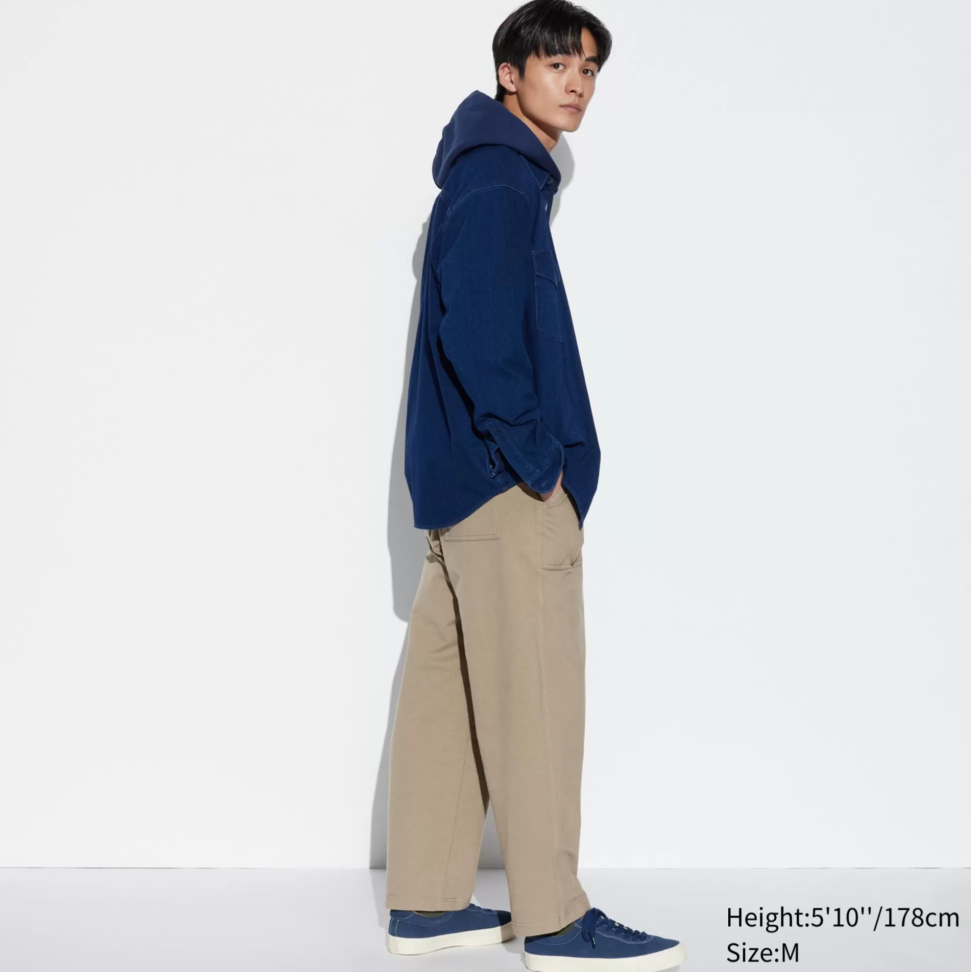 Men UNIQLO Pants<Washed Jersey Ankle Pants