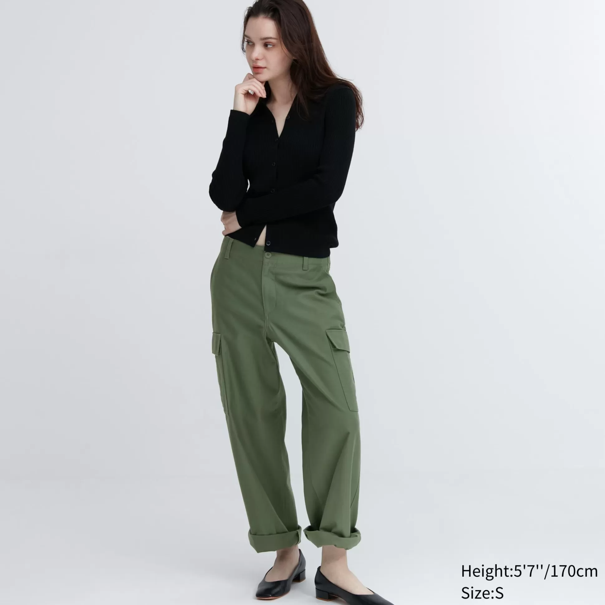 Women UNIQLO Pants<Wide Straight Cargo Pants