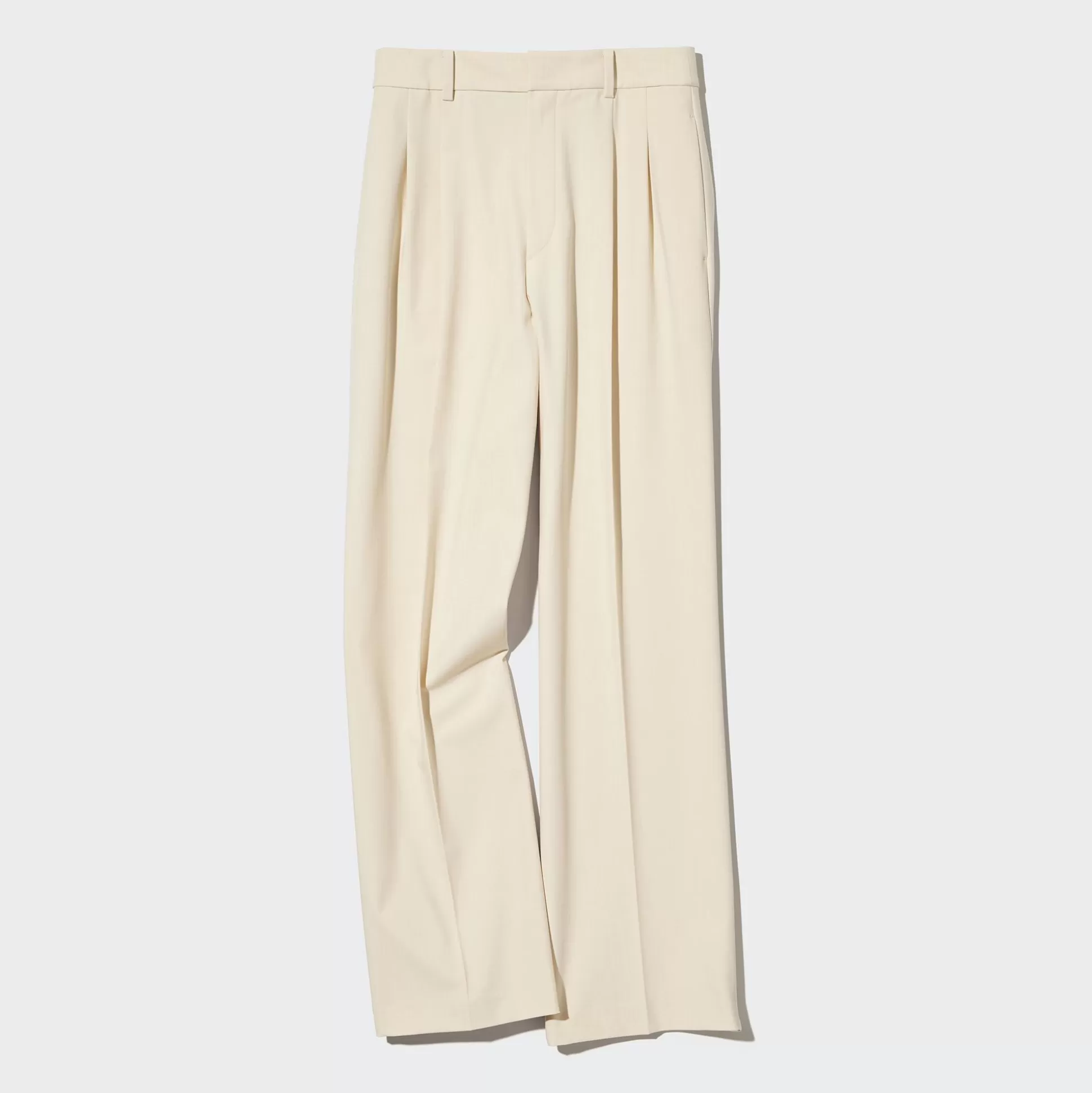 Women UNIQLO Pants<Wide-Fit Pleated Pants