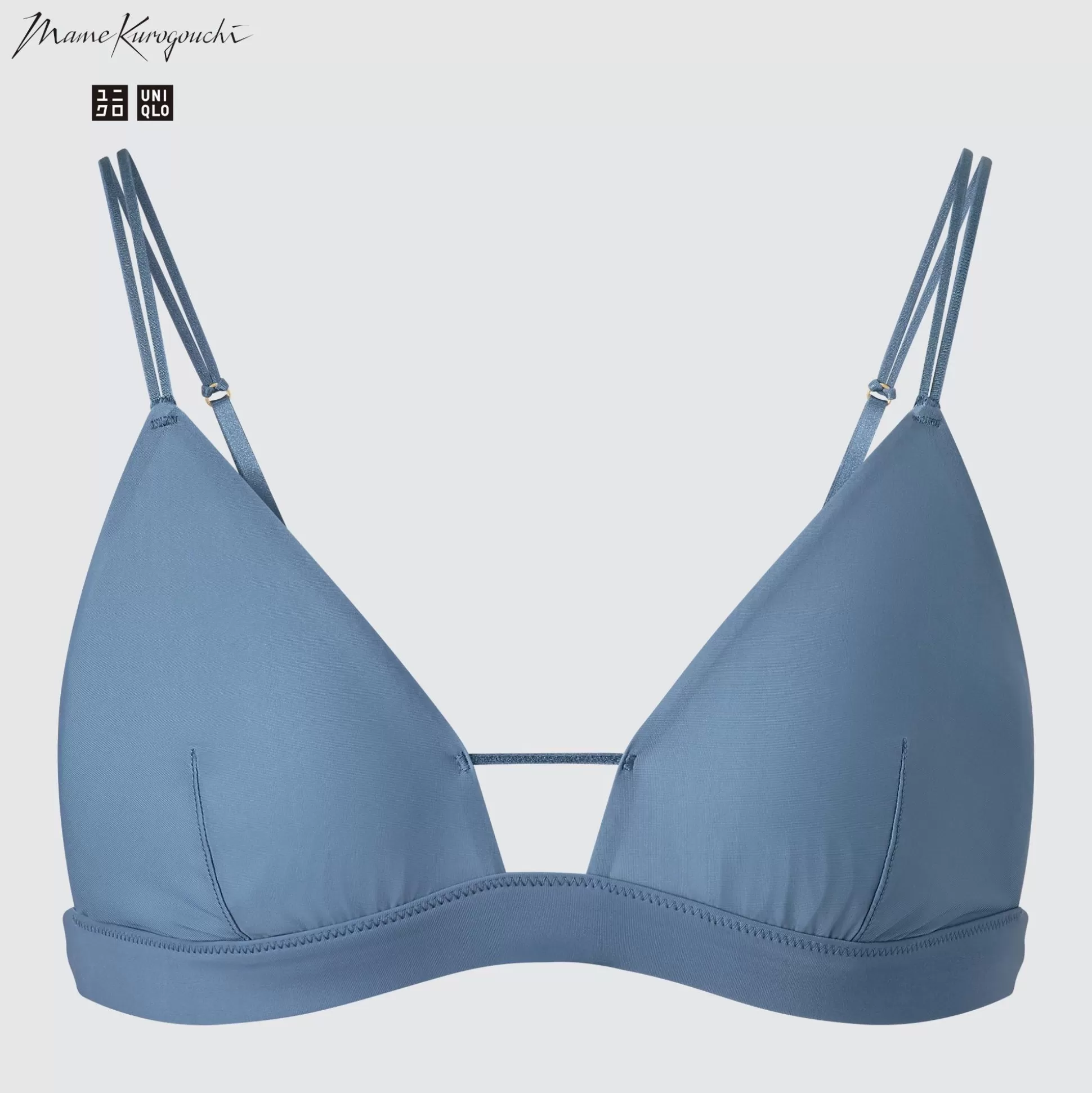 Women UNIQLO Bras<Wireless Bra (Sheer Triangle) (Mame Kurogouchi)